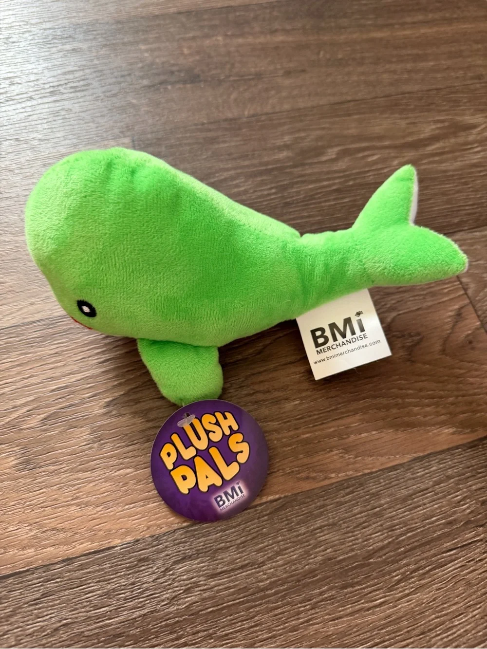 NWT BMI Plush Pals Stuffed Toy Green Whale